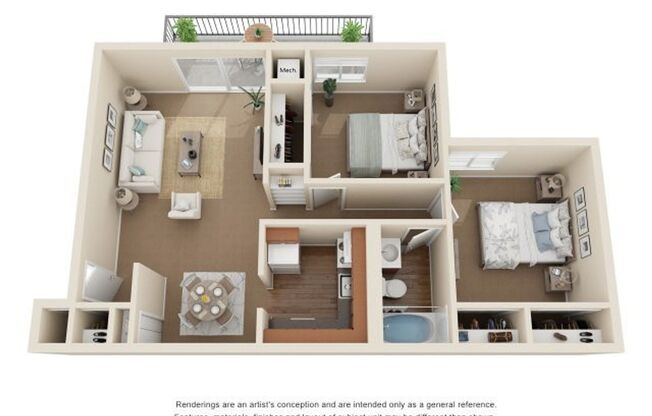 2 beds, 1 bath, 950 sqft, $975, Unit S-0108