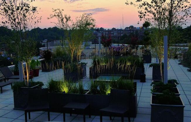 Rooftop Deck at Quebec House, Washington