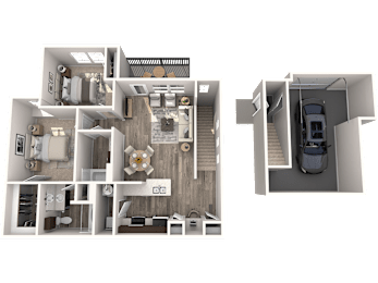 2 beds, 2 baths, $1,492