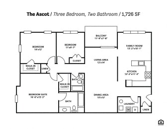 3 beds, 2 baths, 1,726 sqft, $2,624