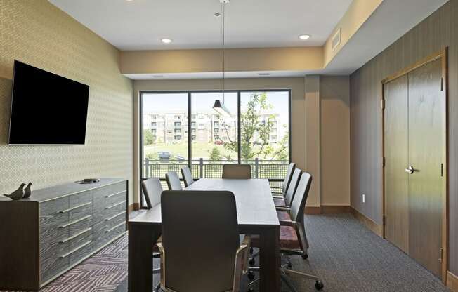 Conference Room at Nuvelo at Parkside Apartments