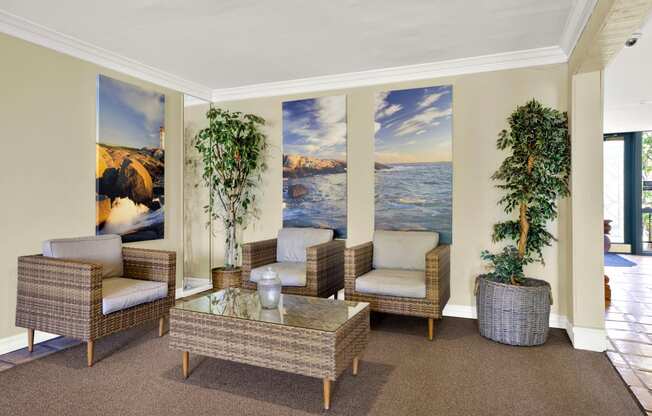 Living Room at Casa Del Amo Apartments, Torrance California