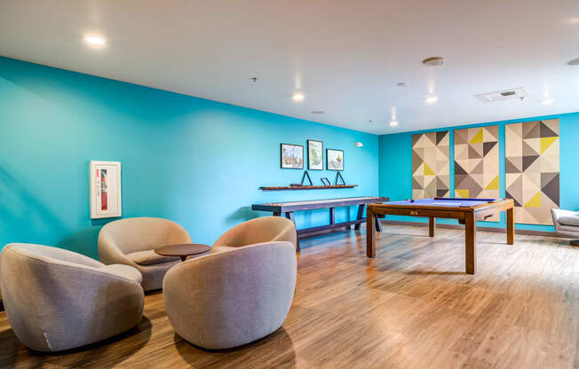 Lounge at Equinox Apartments, Washington