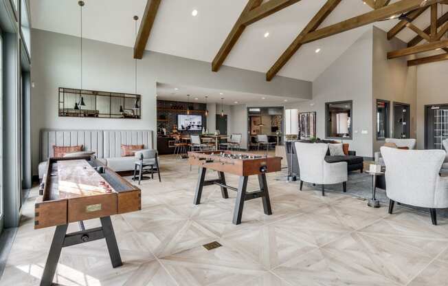 Gaming Tables in Clubhouse at 24 at Bloomfield, Bloomfield Hills, MI