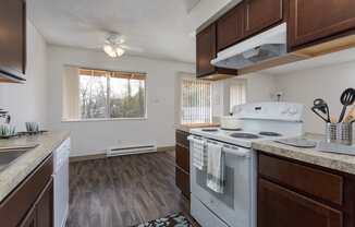 the preserve at ballantyne commons apartment kitchen and living room