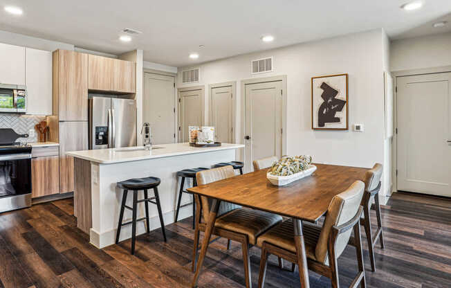 Kitchen with Stainless Steel Appliances