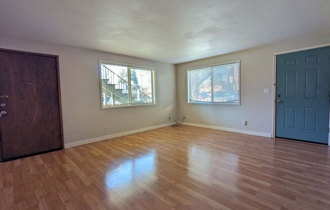 Spacious 2-Bedroom, 1-Bath Apartment With Solid Surface Floors!