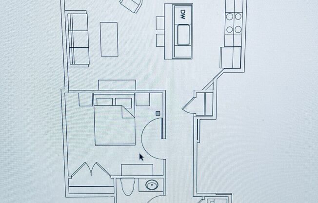 1 bed, 1 bath, 505 sqft, $900, Unit 706