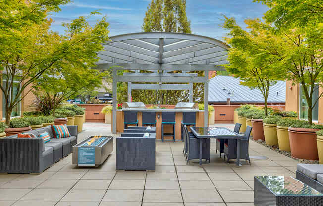 The Mercer Apartments West Courtyard