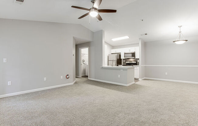 1 Bedroom Living Area at Preston Pointe at Windermere, Cumming, GA, 30041