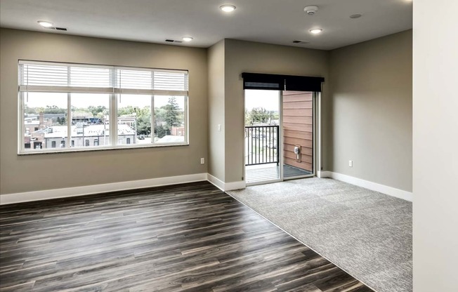 Open concept floor plans at The Mill Apartments in Benson, NE