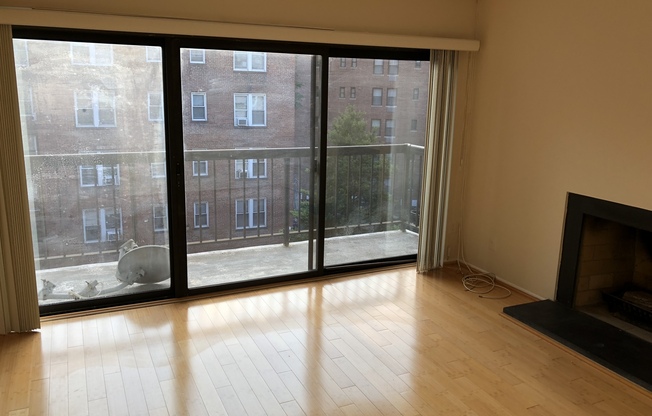 One bedroom apartment for rent near Dupont Crl /17th St. corridor. Includes garage parking.