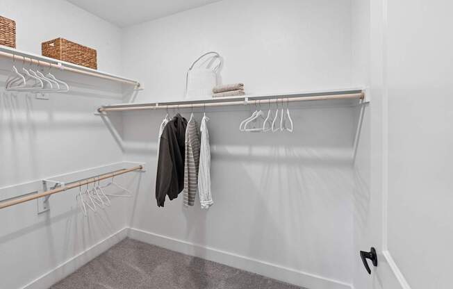 Model Unit Closet at Whispering Pines in Euless, TX