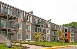 Exterior view at Terra Pointe Apartments, Saint Paul, MN, 55119