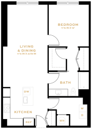 1 bed, 1 bath, 884 sqft, $3,960