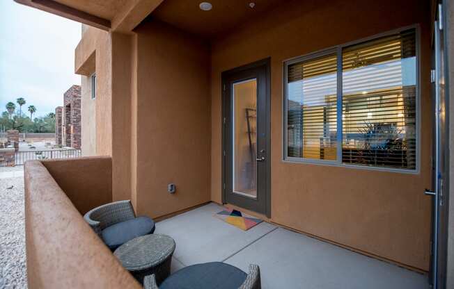 Private patio | Pima Canyon