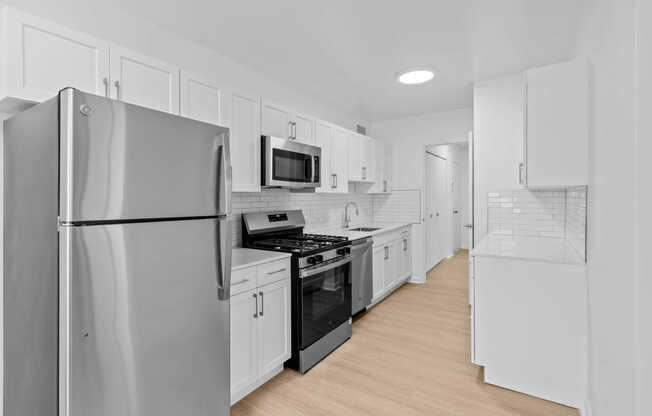 Kitchen with Stainless Steel Appliances