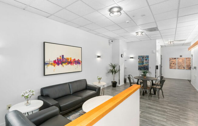 Lobby Area at Fifth Avenue Place Apartments, Portland Oregon