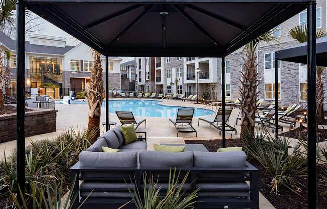 Resort Style Pool with Outdoor Seating