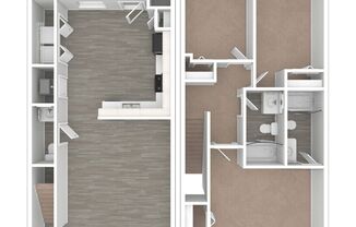 3 beds, 2.5 baths, 1,214 sqft, $1,800