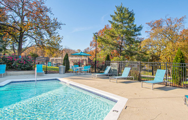 Glimmering Pool at Nob Hill Apartments, Nashville, Tennessee