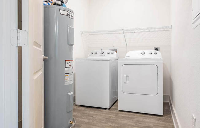 Washer and Dryer in the Laundry Room at Fountainhead, Jacksonville, FL, 32258