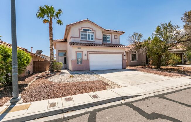 Beautiful 4-Bedroom Home Near Downtown Summerlin! Bedroom with Bathroom downstairs & large loft!