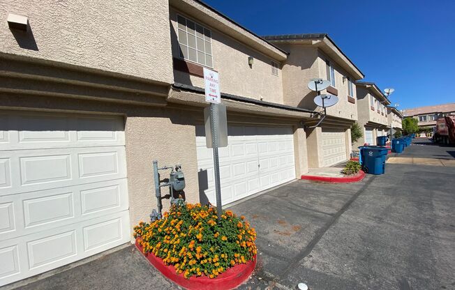 Charming 2 Bed/3Bath/2 Car Garage, Townhome nestled in this beautiful Summerlin North Gated Community