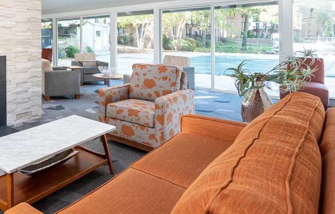 Resident lounge at Weymouth Commons