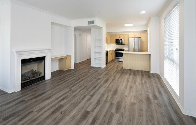 Wood Inspired Plank Flooring at 1724 Highland, Los Angeles, CA, 90028