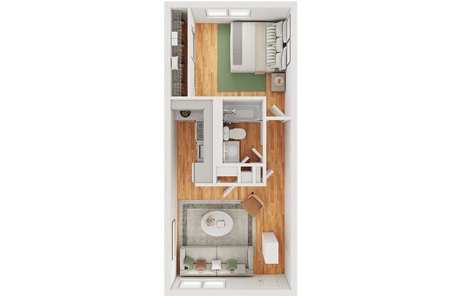 1 bed, 1 bath, 550 sqft, $1,530, Unit 510