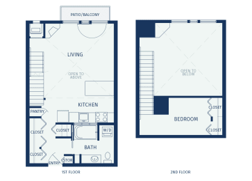 1 bed, 1 bath, 673 sqft, $1,717