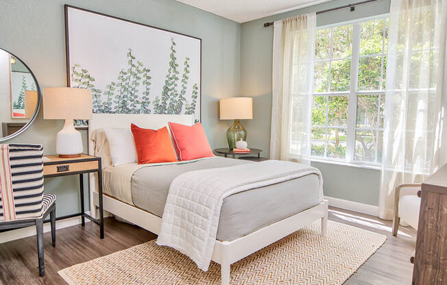 Spacious Bedrooms with Oversized Windows & Closets at The Sophia at Abacoa, Jupiter, FL, 33458