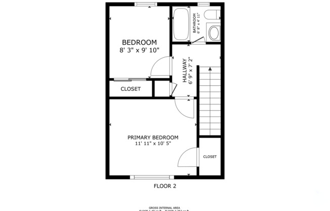 2 beds, 1 bath, 750 sqft, $2,450, Unit 620-6