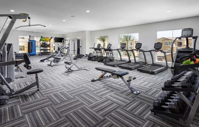 State Of The Art Fitness Center at Las Positas Apartments, Camarillo, California