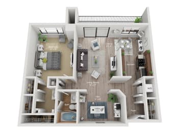 1 bed, 1 bath, 938 sqft, $2,427