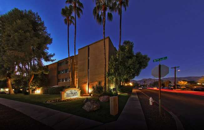 Exterior & Landscaping at The Van Buren Luxury Apartments in Tucson, AZ
