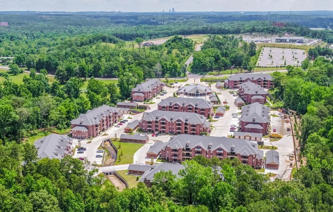 Aerial at Arlo Luxury Homes, Little Rock, AR