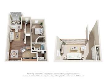 1 bed, 1 bath, 1,214 sqft, $1,580