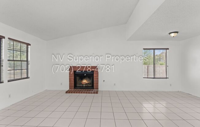 SW!! Spring Valley!! Single Story!!! Covered Patio!!! Fire Place!! Pet Friendly!!! Community Parks Nearby!!!