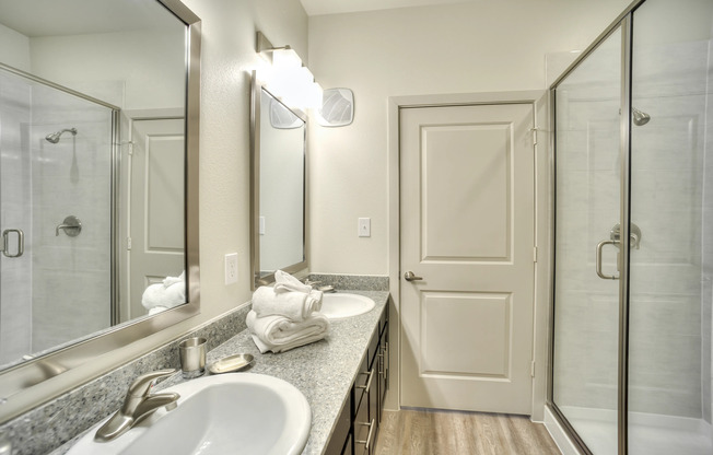 Walk in showers in select homes