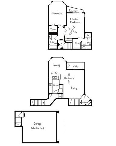 2 beds, 2 baths, 984 sqft, $1,940
