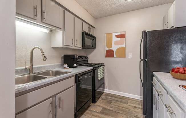 Kitchen at The Carrington Apartments in Hendersonville, TN July 2024