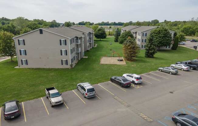 Exterior view at Nelson Estates Apartments,1815 Raleigh Ave, Kendallville, IN 46755