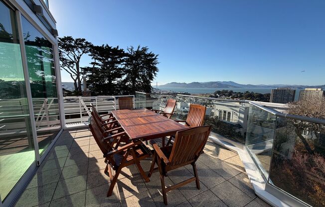 Iconic Russian Hill Luxury: Fully Remodeled 6-Level Home with Sweeping Bay Views