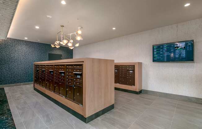 a large wine room with a large rack of wine bottles