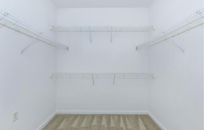 Closet at Emerson at Cherry Lane Apartments in Laurel, MD