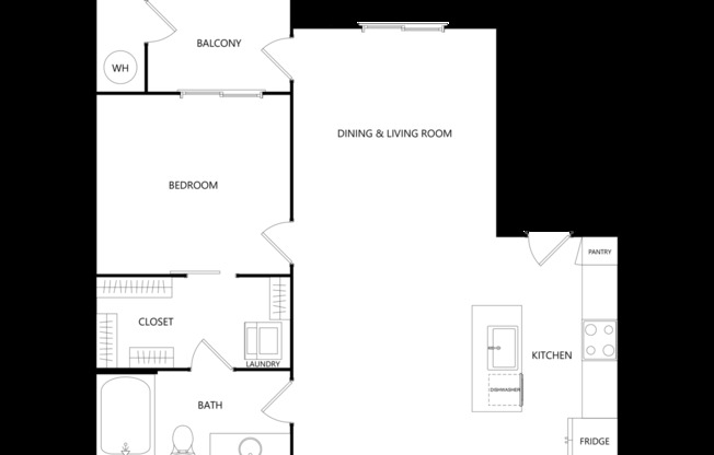 1 bed, 1 bath, 750 sqft, $1,808
