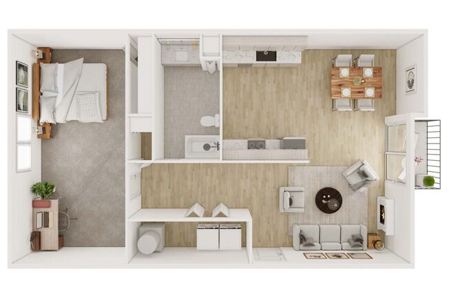 1 bed, 1 bath, 762 sqft, $1,599, Unit J-05