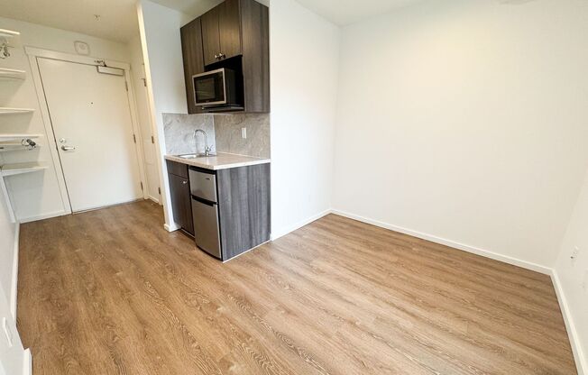 Studio, 1 bath, 186 sqft, $1,195, Unit 203